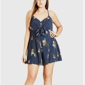 Floral Navy Jumpsuit